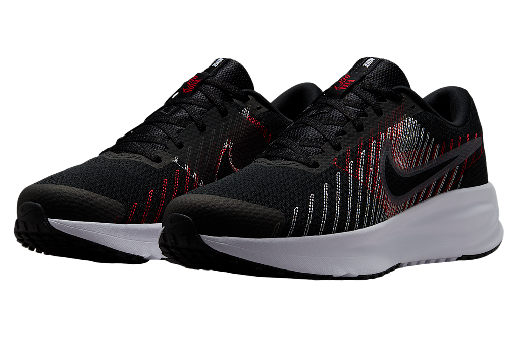 Nike Run Defy Black / University Red - Image 5