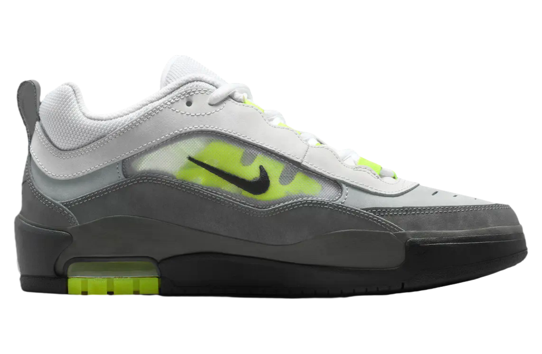 Nike SB Air Max Ishod Black / Neon Yellow - Image 3