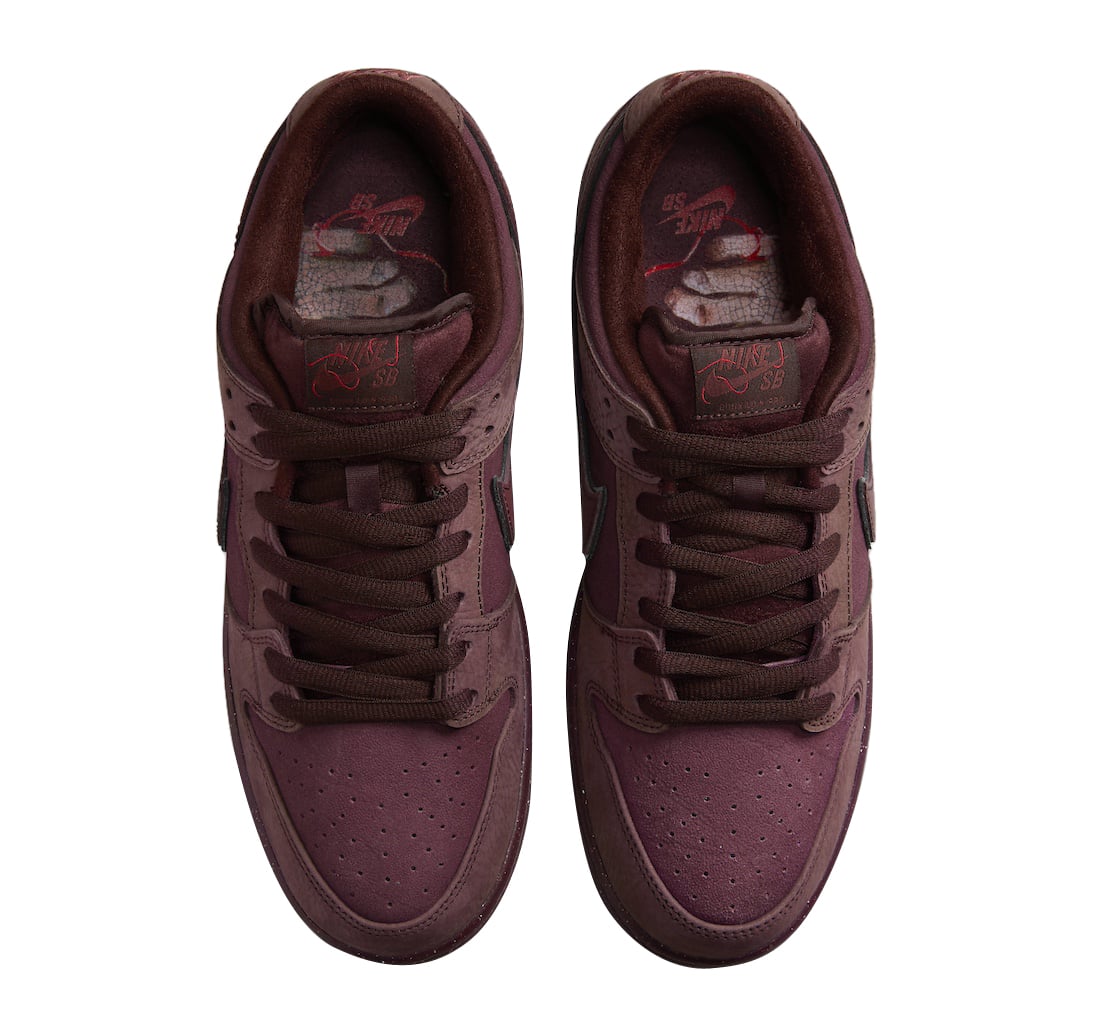 Nike SB Dunk Low City of Love Burgundy Crush - Image 4