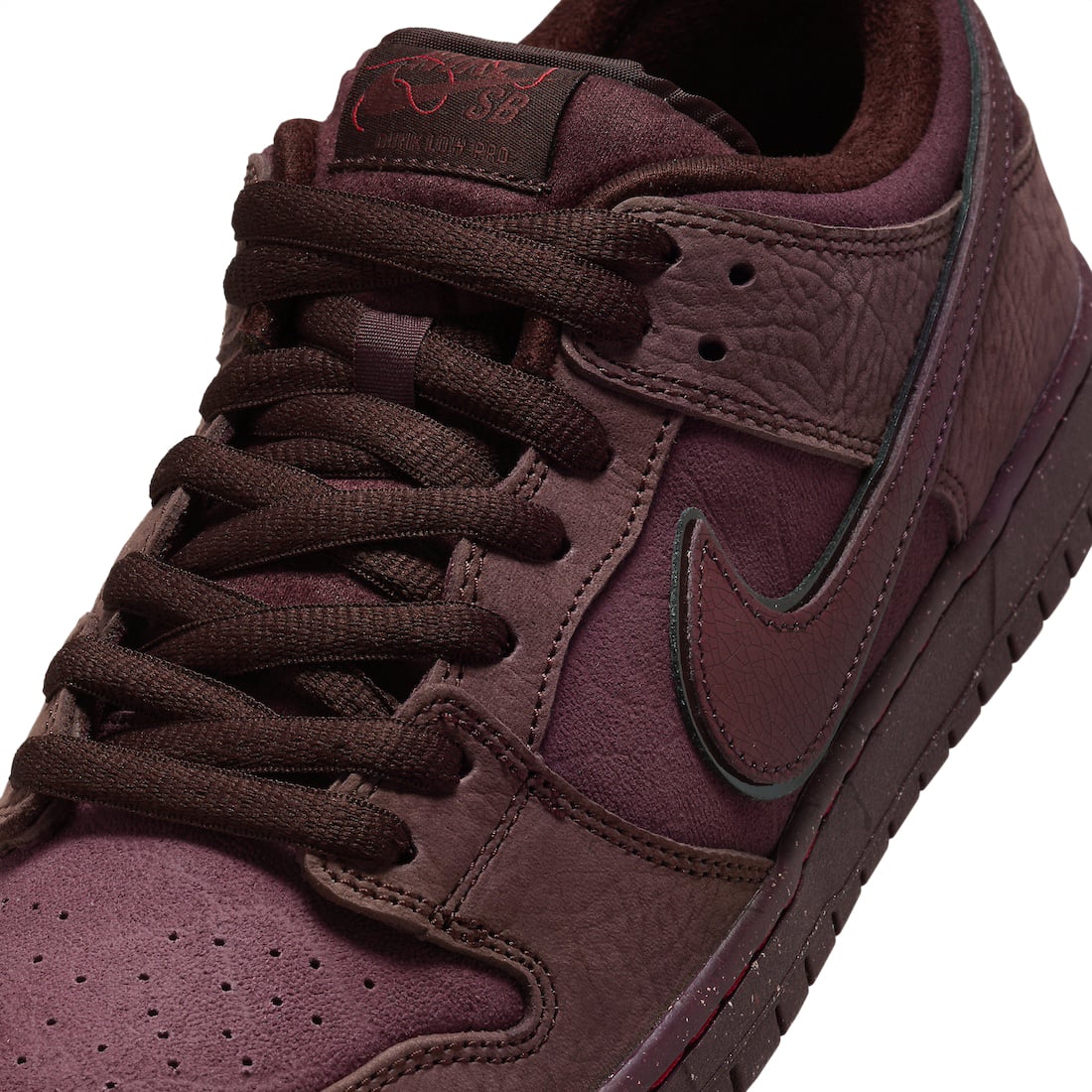 Nike SB Dunk Low City of Love Burgundy Crush - Image 7