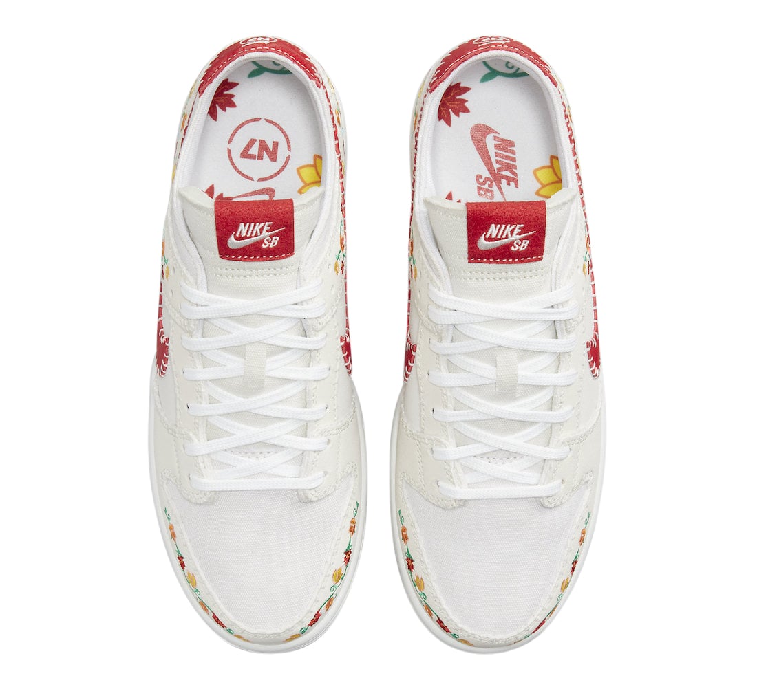 Nike SB Dunk Low Decon N7 University Red - Image 4