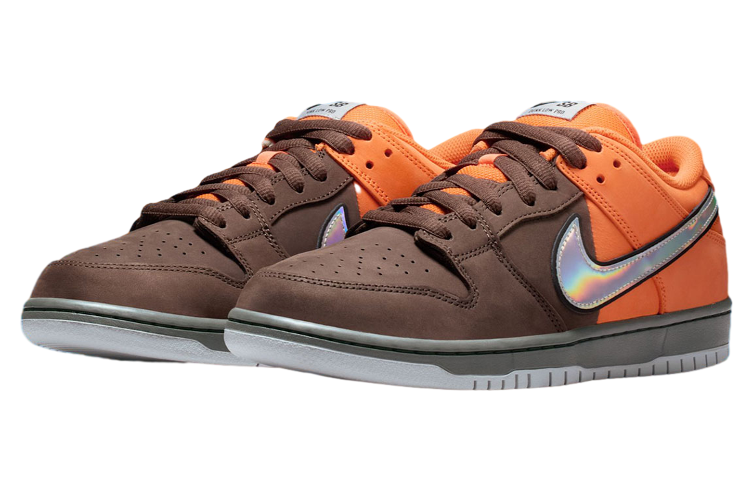 Nike SB Dunk Low Muni Fast Pass Safety Orange / Wolf Grey - Image 2