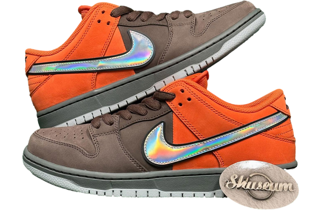Nike SB Dunk Low Muni Fast Pass Safety Orange / Wolf Grey - Image 12
