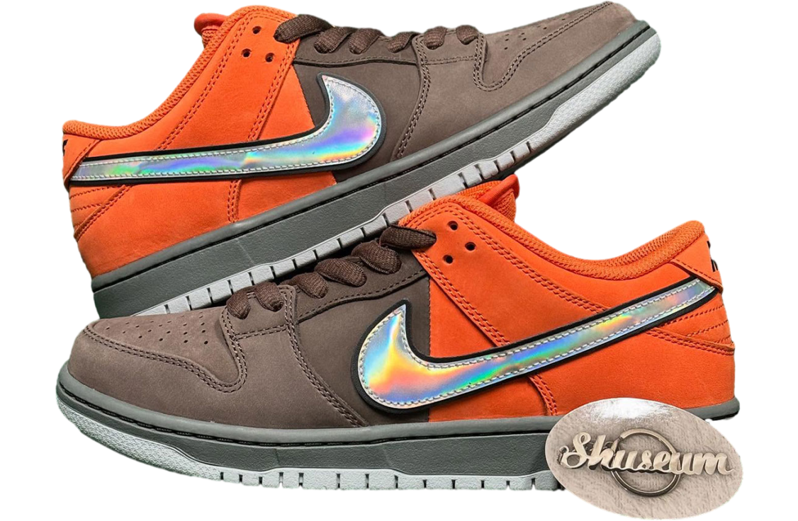 Nike SB Dunk Low Muni Fast Pass Safety Orange / Wolf Grey - Image 12