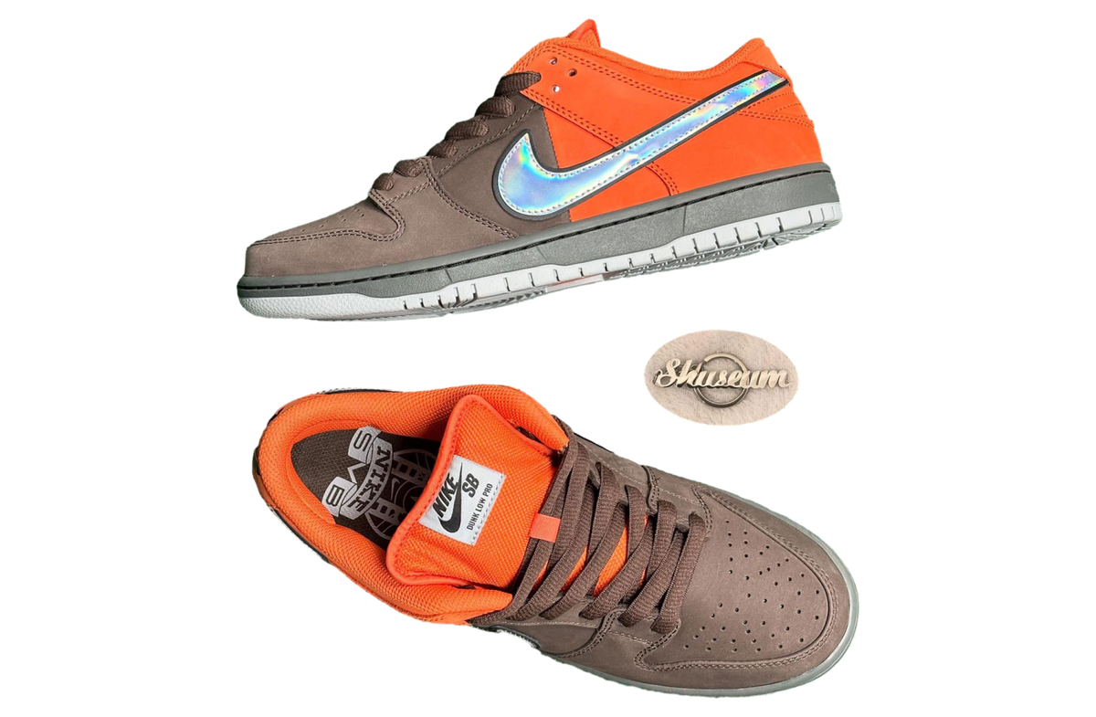 Nike SB Dunk Low Muni Fast Pass Safety Orange / Wolf Grey - Image 18
