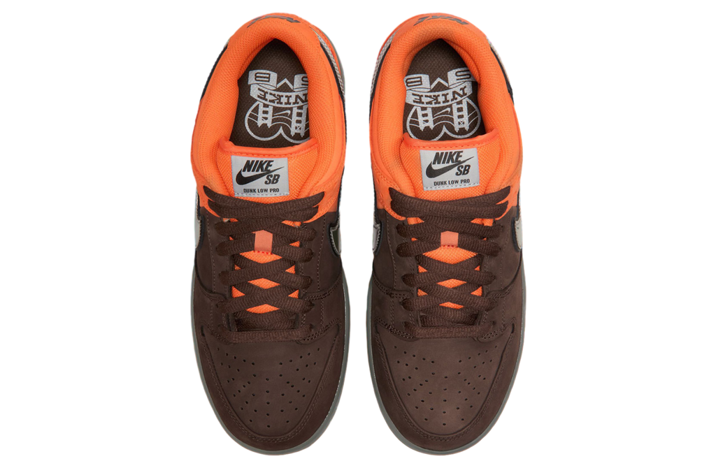 Nike SB Dunk Low Muni Fast Pass Safety Orange / Wolf Grey - Image 4