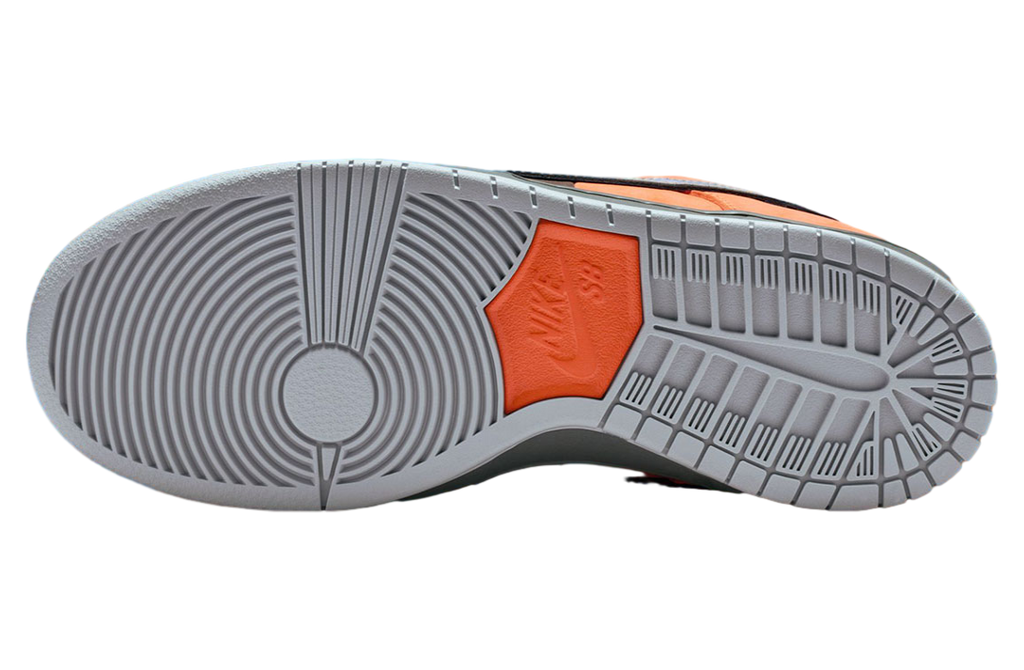 Nike SB Dunk Low Muni Fast Pass Safety Orange / Wolf Grey - Image 6