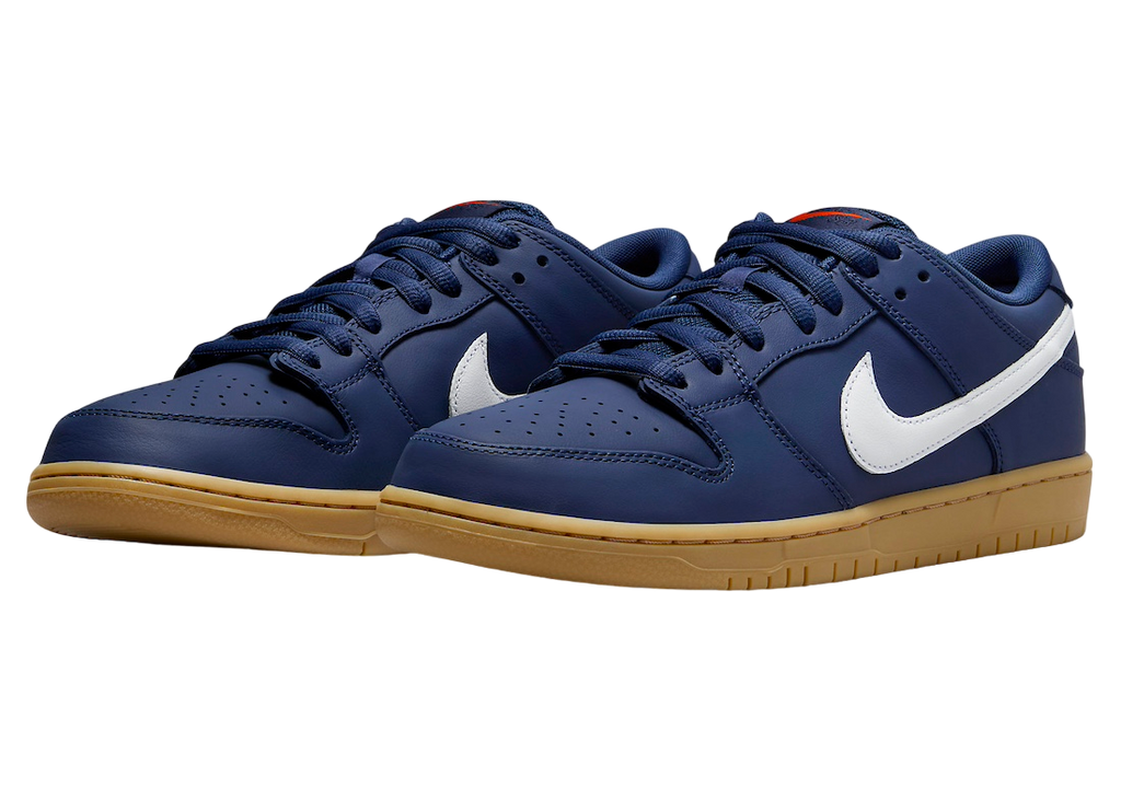 Nike SB Dunk Low Navy Gum - Image 2
