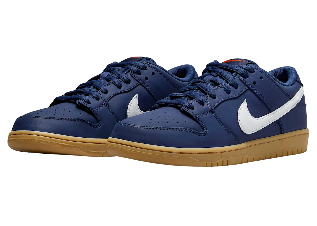 Nike SB Dunk Low Navy Gum - Image 2
