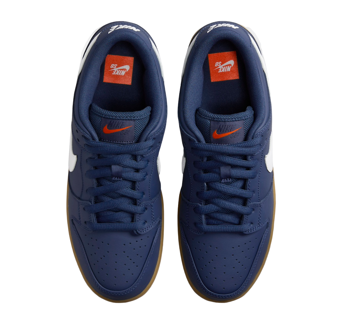 Nike SB Dunk Low Navy Gum - Image 4