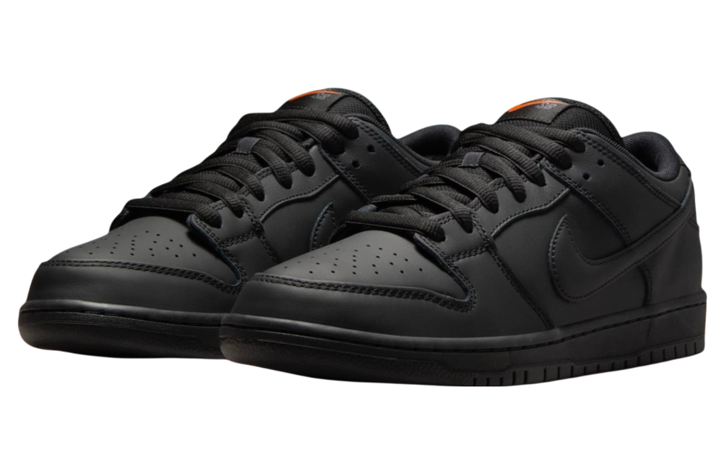 Nike SB Dunk Low Pro ISO Triple Black - Image 2