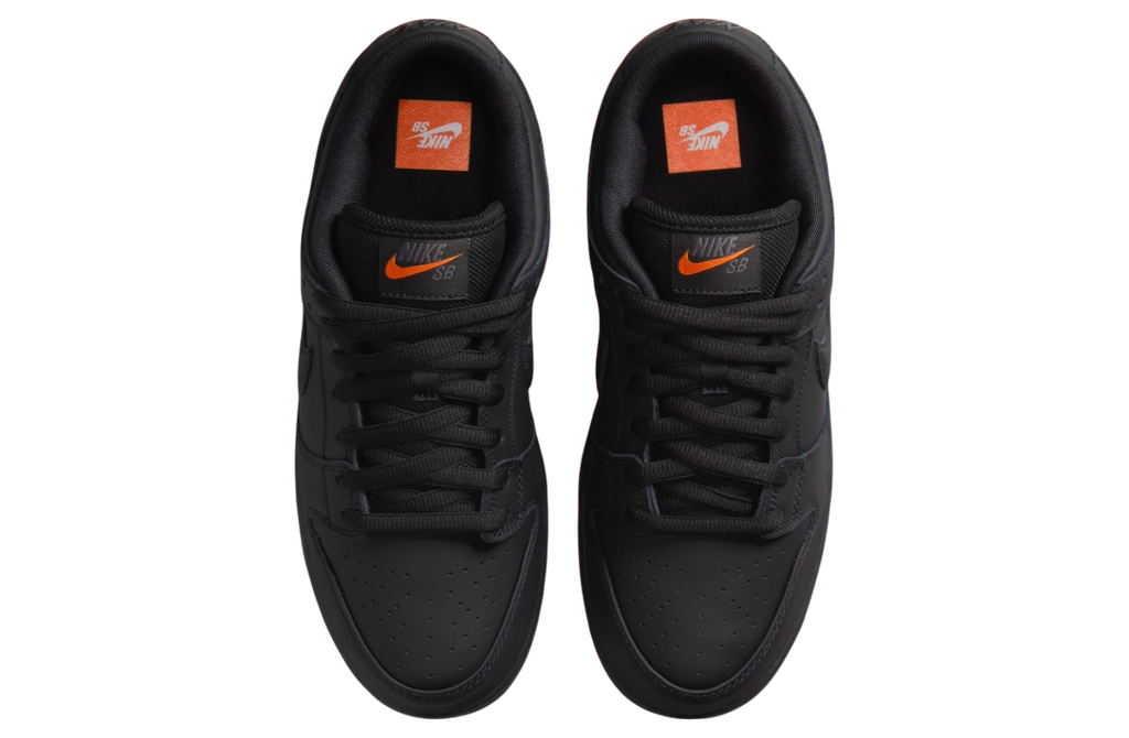Nike SB Dunk Low Pro ISO Triple Black - Image 3