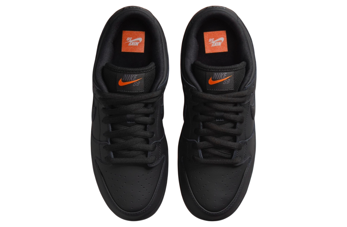 Nike SB Dunk Low Pro ISO Triple Black - Image 3