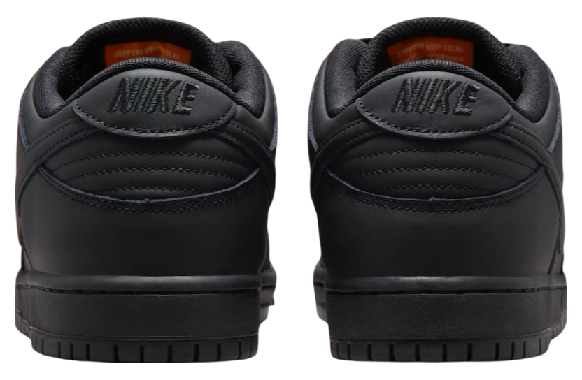 Nike SB Dunk Low Pro ISO Triple Black - Image 4