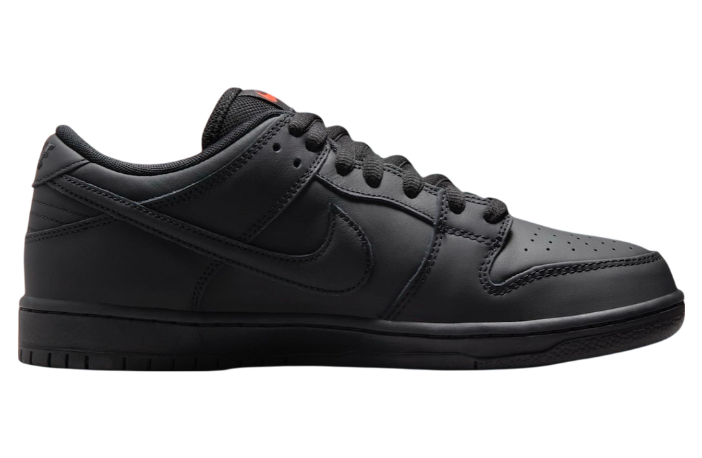 Nike SB Dunk Low Pro ISO Triple Black - Image 5