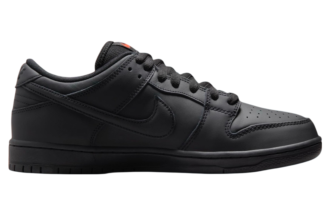 Nike SB Dunk Low Pro ISO Triple Black - Image 5