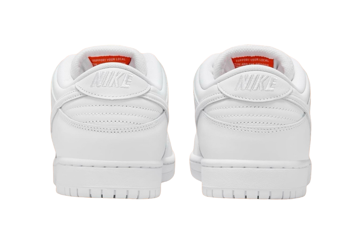 Nike SB Dunk Low Pro Triple White - Image 4