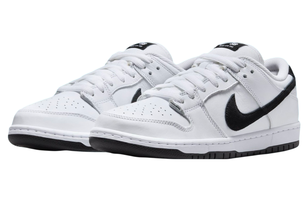 Nike SB Dunk Low White / Black - Image 2