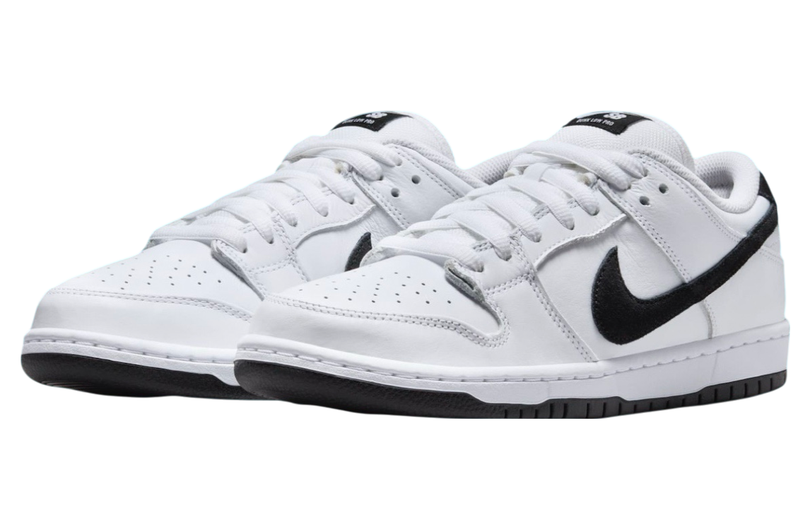 Nike SB Dunk Low White / Black - Image 2