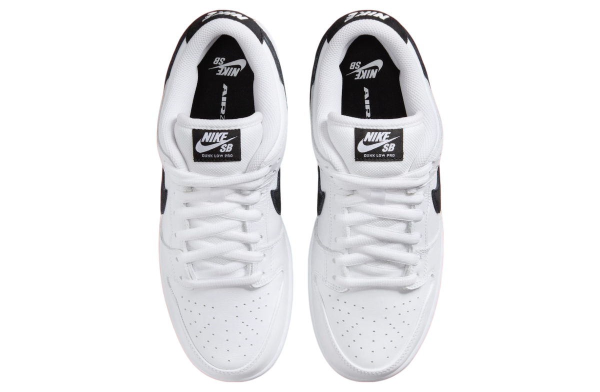 Nike SB Dunk Low White / Black - Image 4