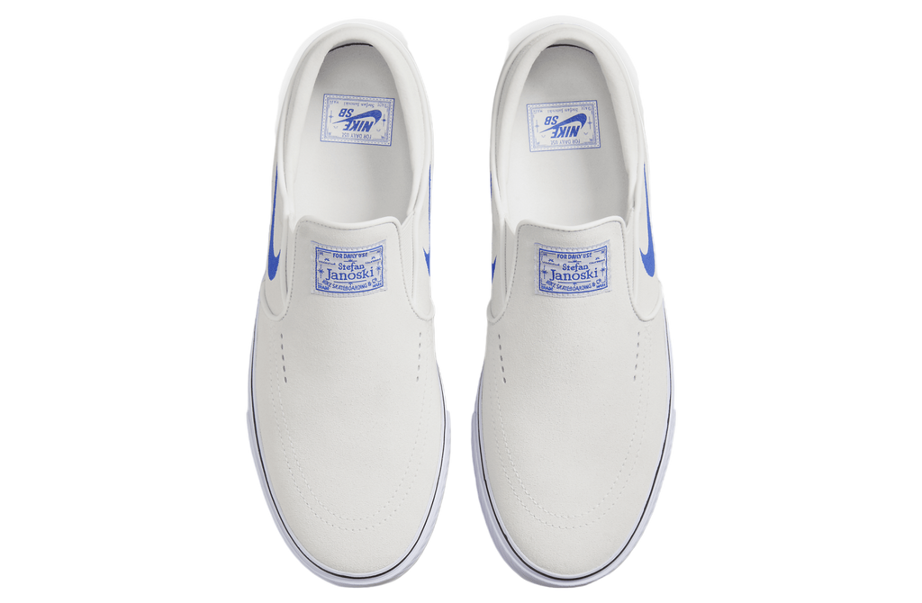 Nike SB Janoski+ Slip Summit White / Hyper Royal - Image 4