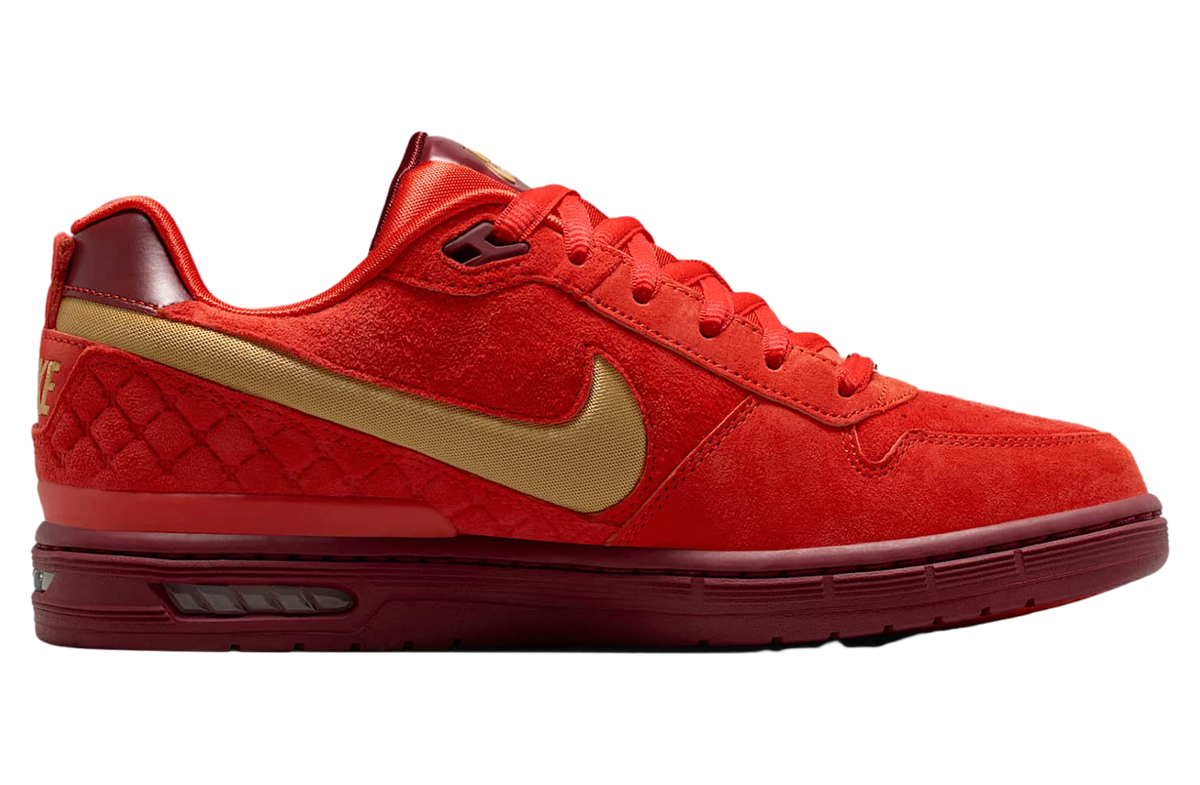 Nike SB P-Rod 1 Habanero Red / Club Gold - Image 3