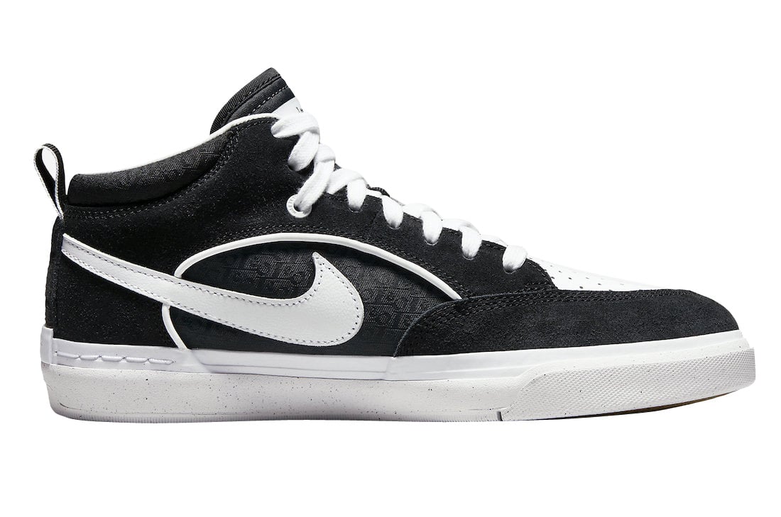 Nike SB React Leo Black White - Image 3