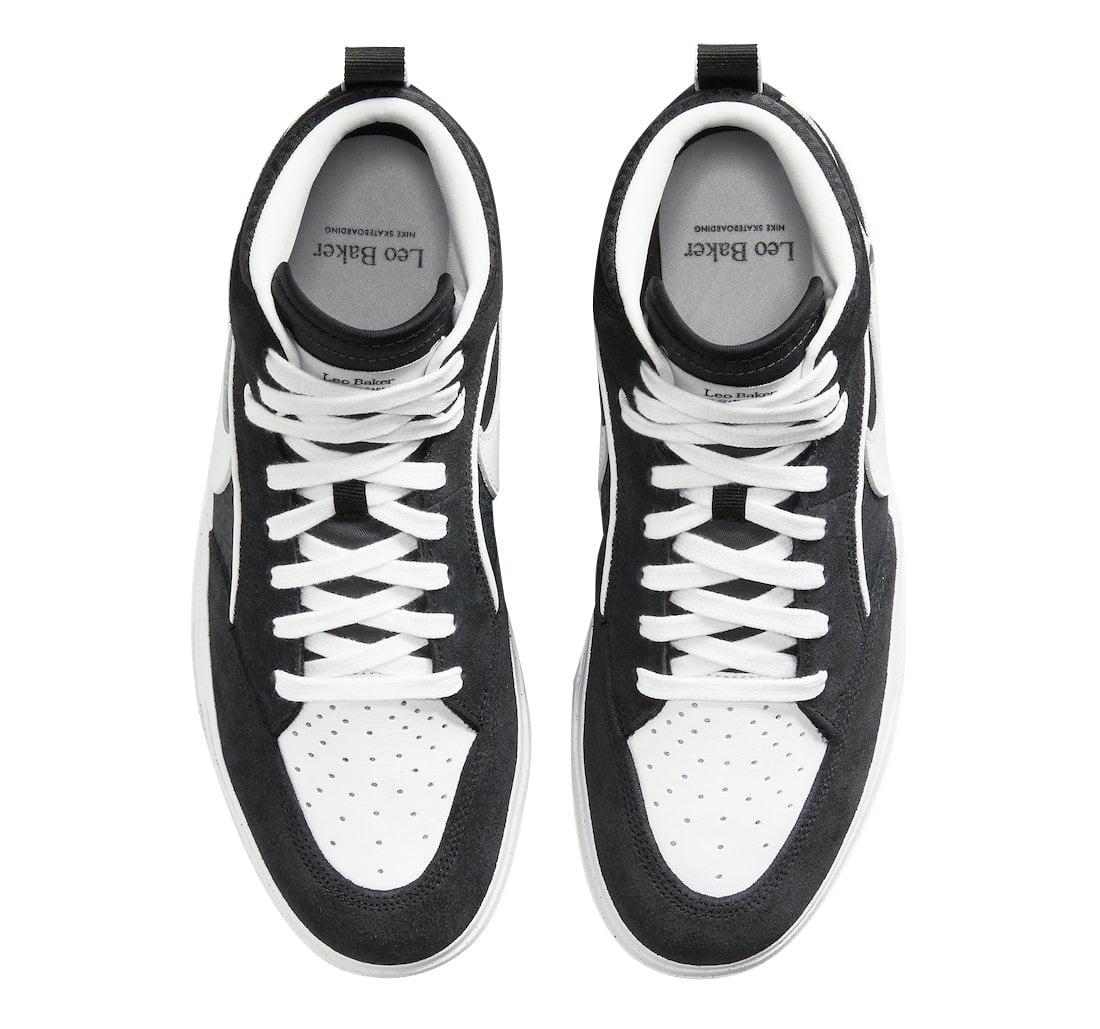 Nike SB React Leo Black White - Image 4