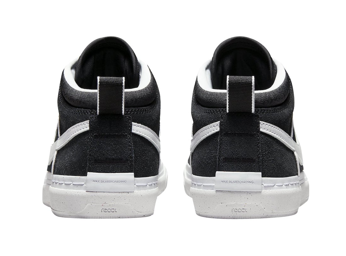 Nike SB React Leo Black White - Image 5