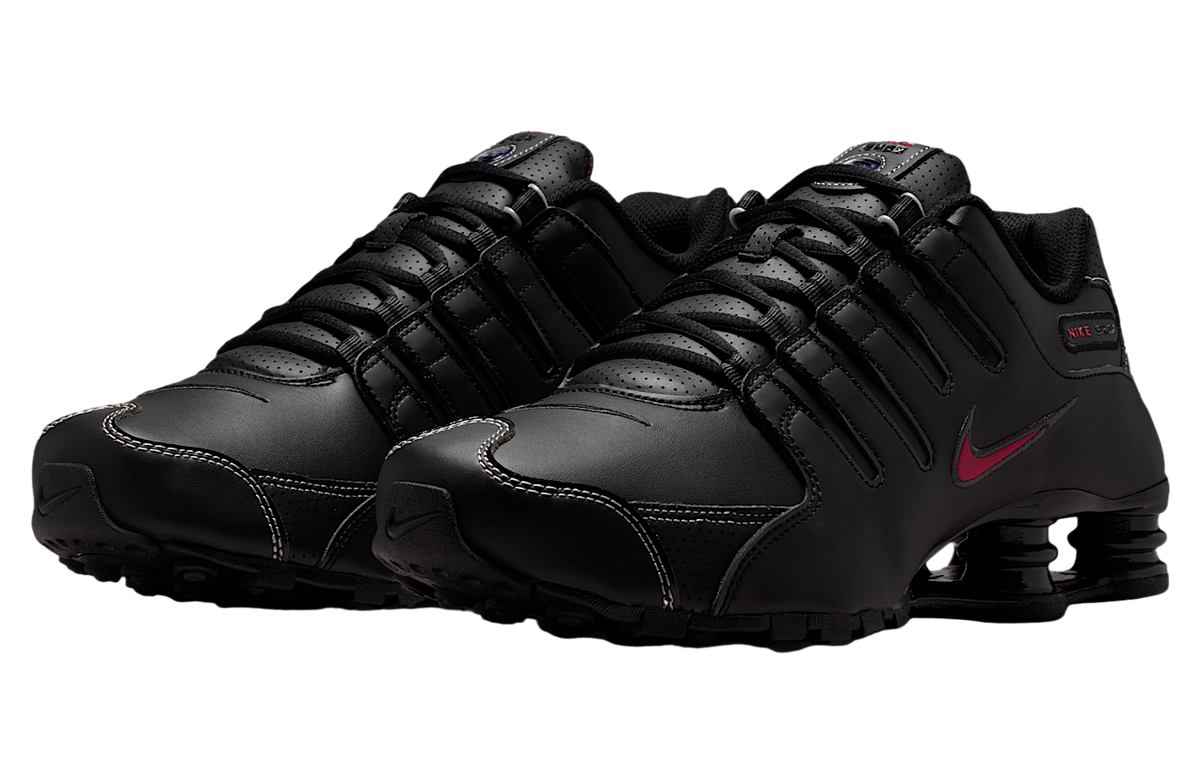 Nike Shox NZ Black Varsity Red - Image 5