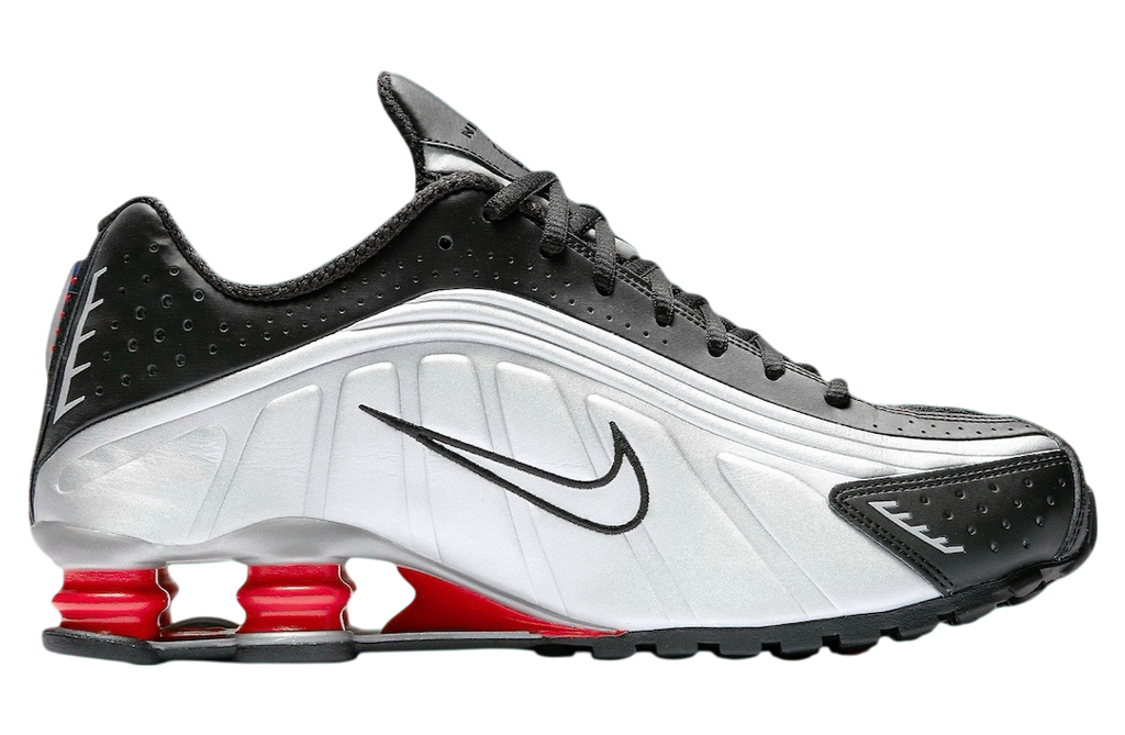 Nike Shox R4 OG Black Metallic Silver - Image 2