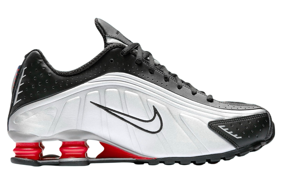 Nike Shox R4 OG Black Metallic Silver - Image 2