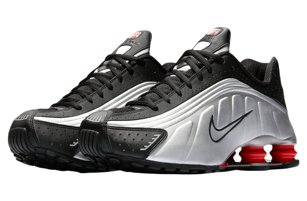 Nike Shox R4 OG Black Metallic Silver - Image 3