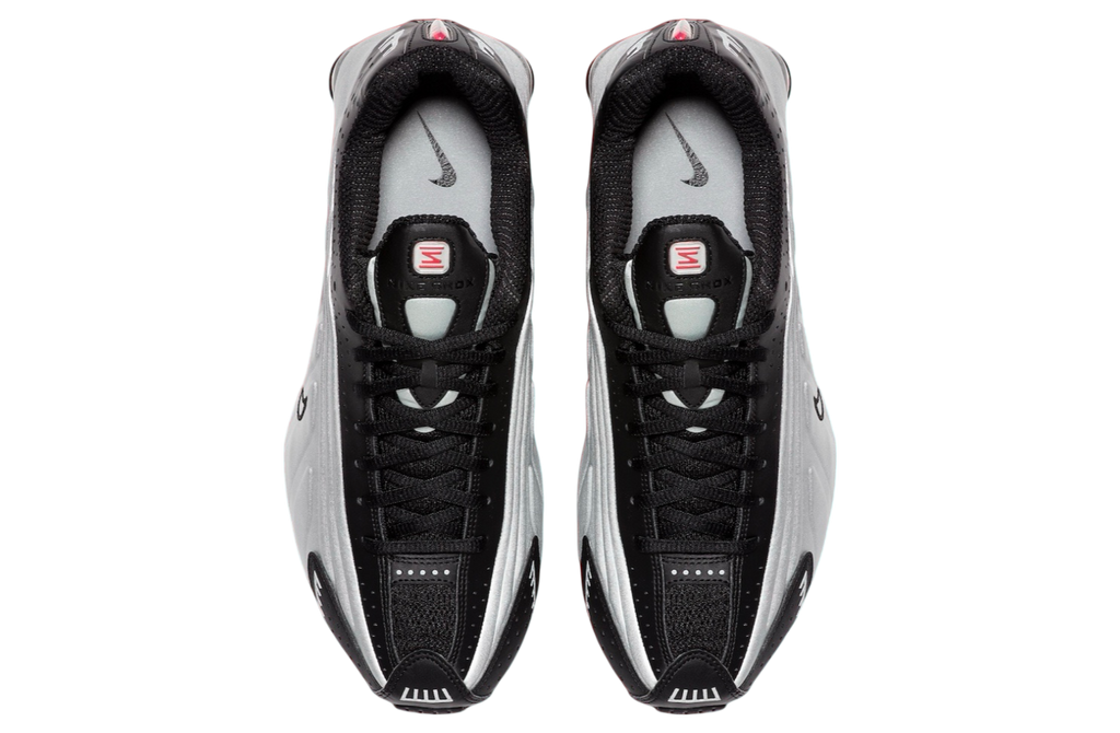 Nike Shox R4 OG Black Metallic Silver - Image 4