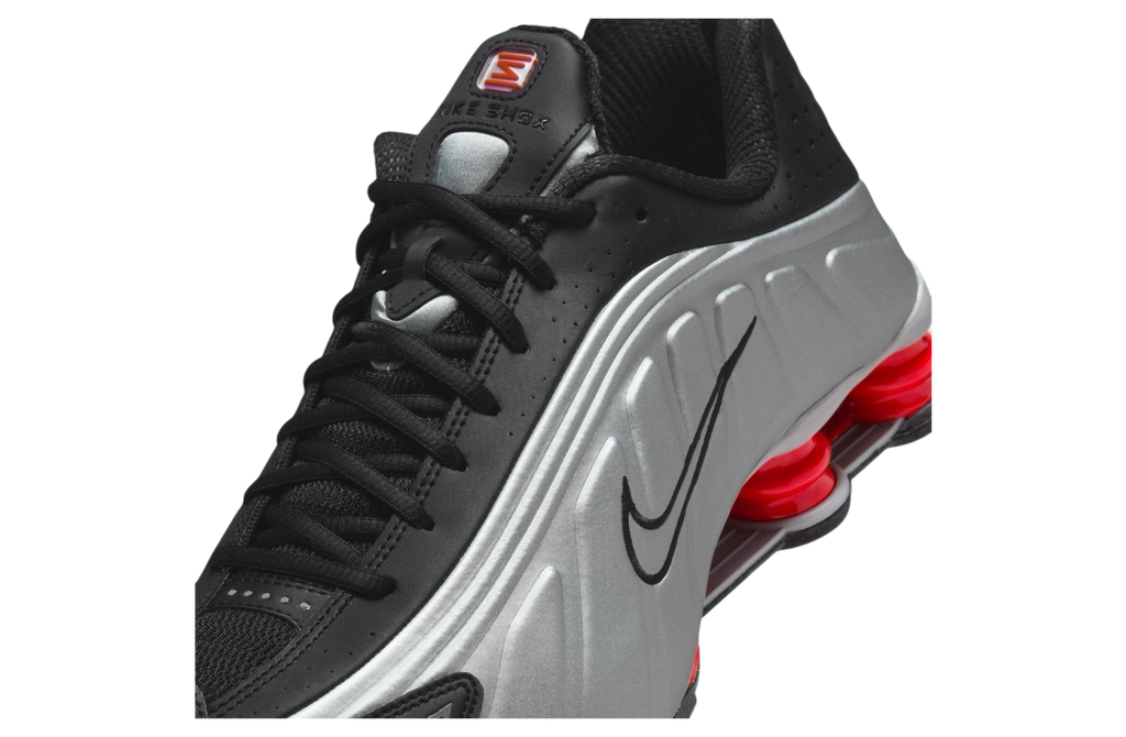 Nike Shox R4 OG Black Metallic Silver - Image 7