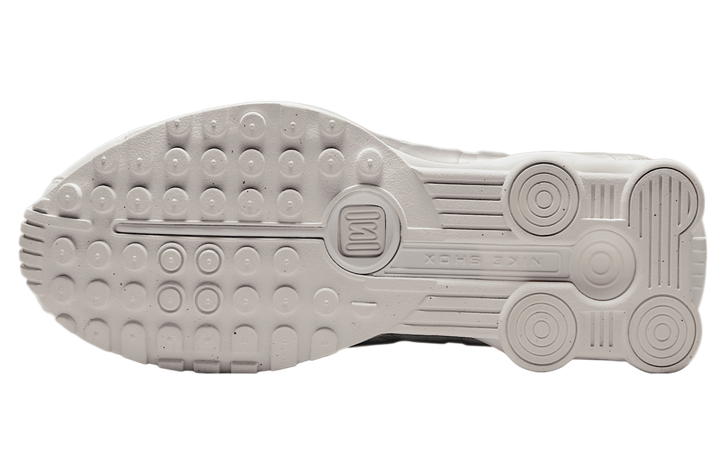 Nike Shox R4 White / Bright Crimson - Image 2