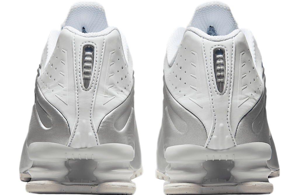 Nike Shox R4 White / Bright Crimson - Image 6