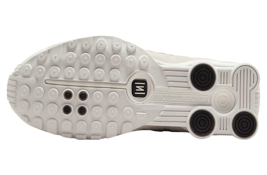 Nike Shox R4 WMNS White Black Suede - Image 6