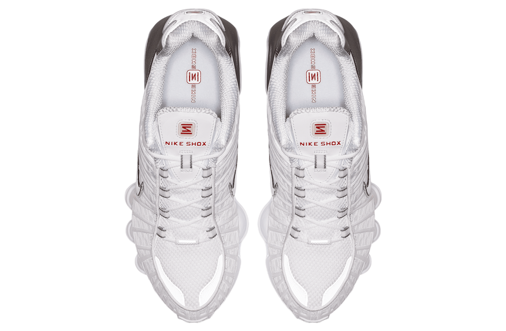 Nike Shox TL White Metallic Silver - Image 4