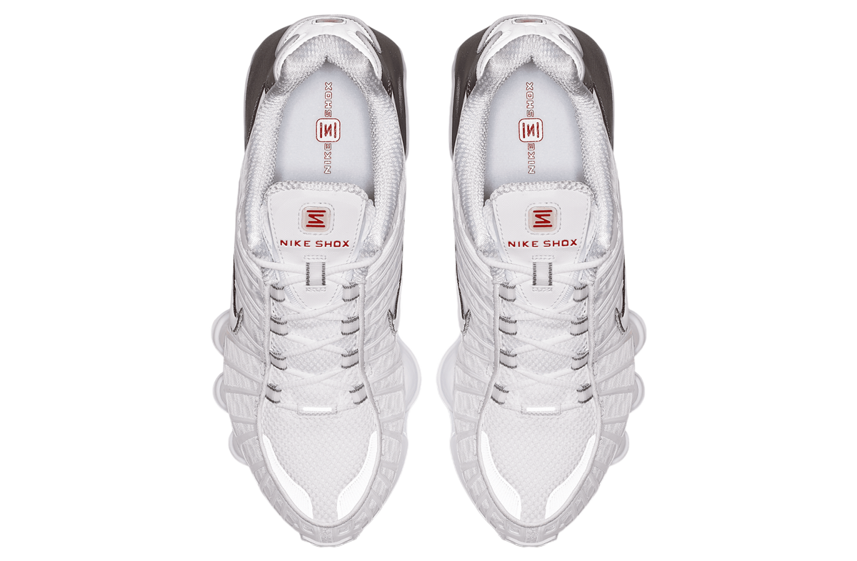 Nike Shox TL White Metallic Silver - Image 4
