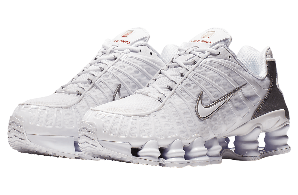 Nike Shox TL White Metallic Silver - Image 5