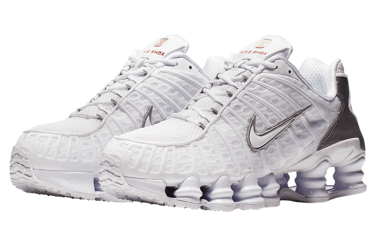 Nike Shox TL White Metallic Silver - Image 5