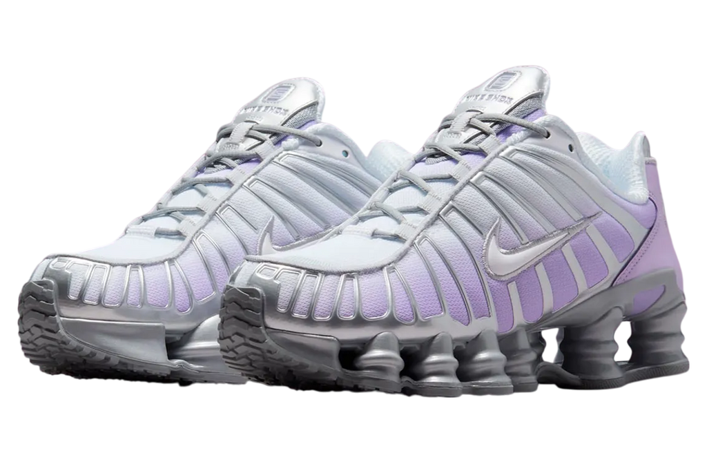 Nike Shox TL WMNS Metallic Silver / Purple Fade - Image 2