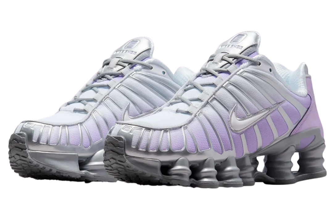 Nike Shox TL WMNS Metallic Silver / Purple Fade - Image 2