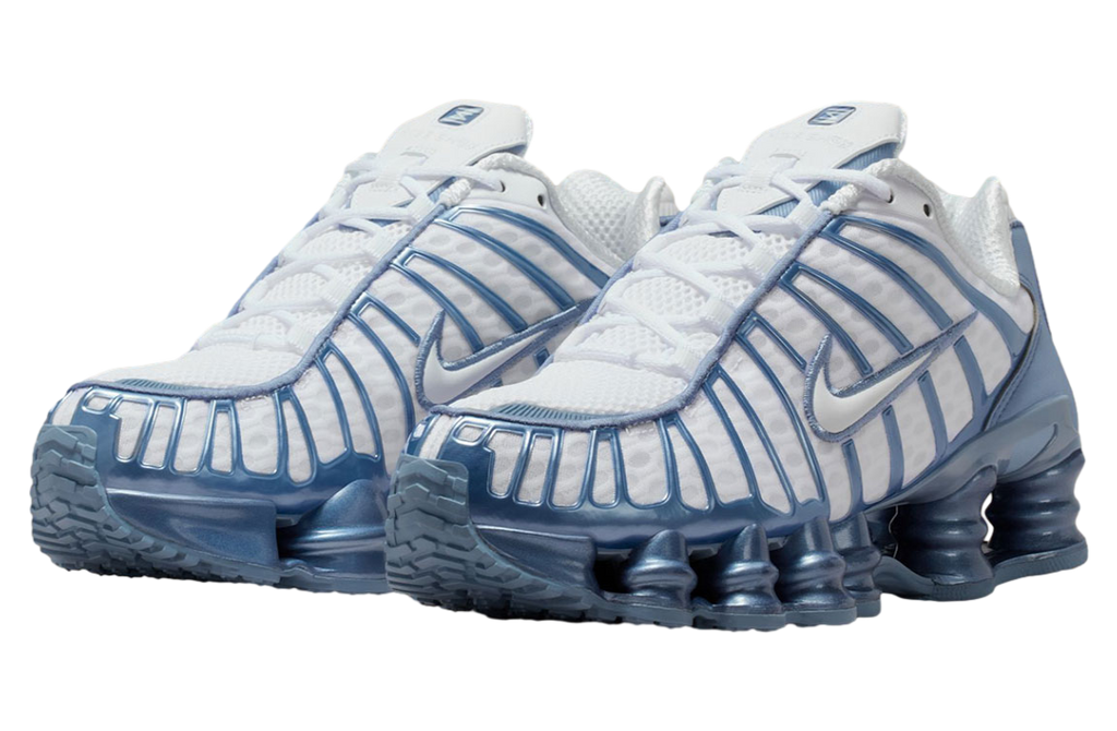 Nike Shox TL WMNS White / Work Blue - Image 2