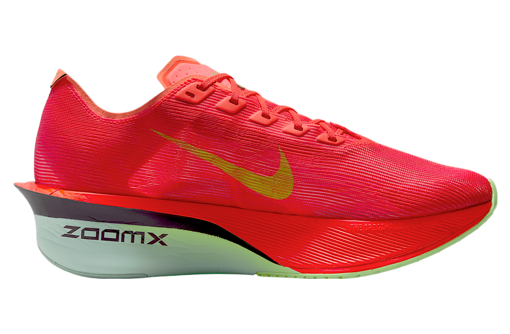 Nike Vaporfly 4 Bright Crimson / Lime Blast - Image 3