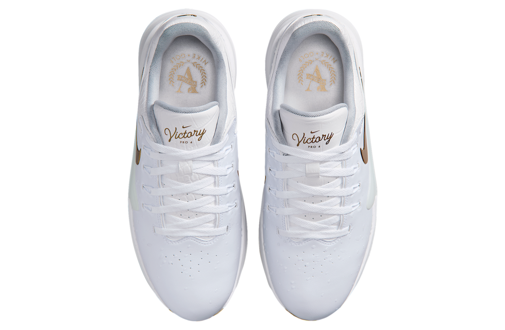 Nike Victory Pro 4 White / Metallic Gold - Image 4