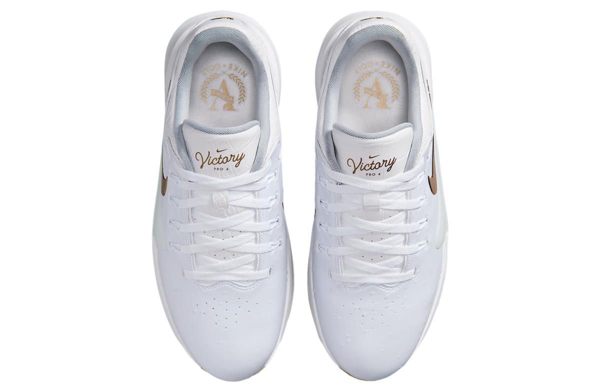 Nike Victory Pro 4 White / Metallic Gold - Image 4