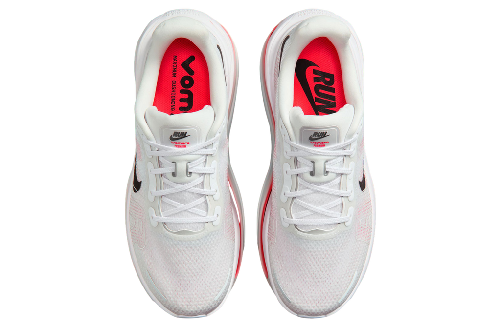 Nike Vomero Premium White / Bright Crimson - Image 5