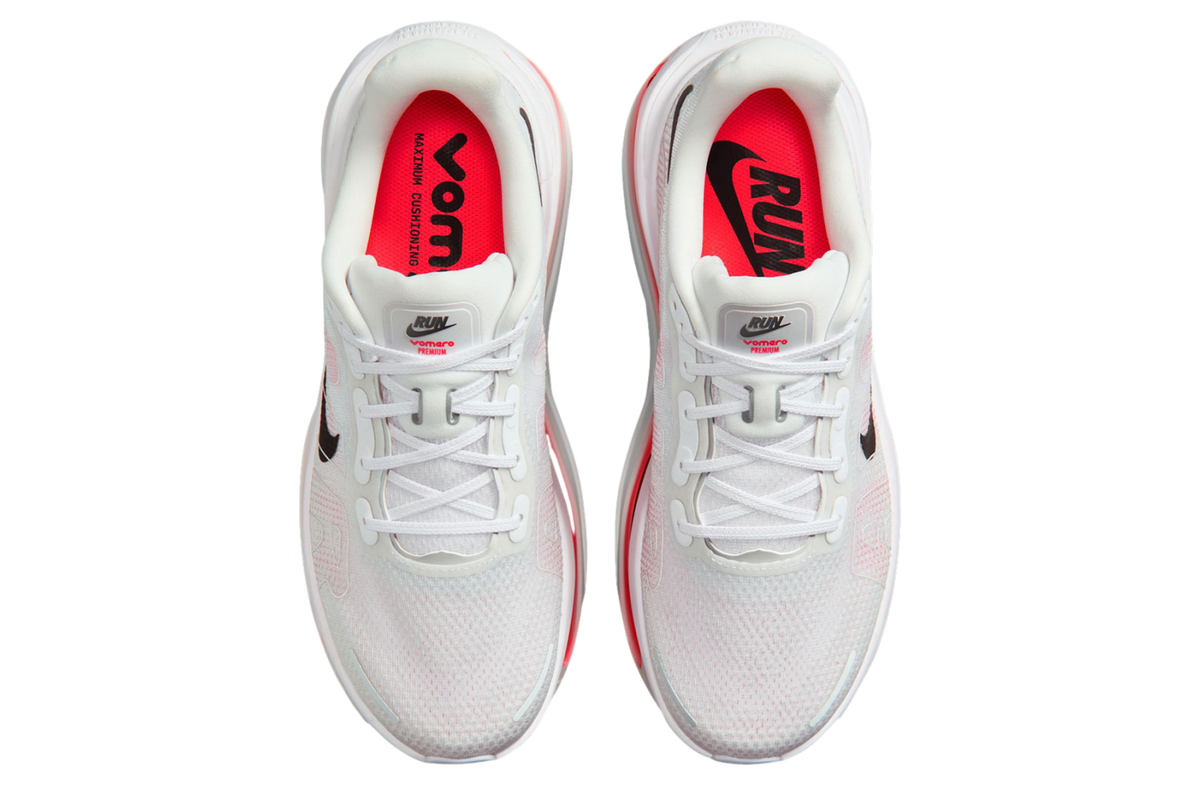 Nike Vomero Premium White / Bright Crimson - Image 5